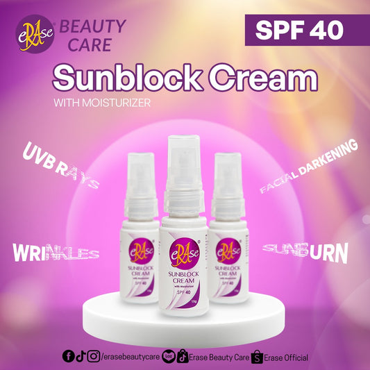 Erase Sunblock Cream SPF 40 (15g)