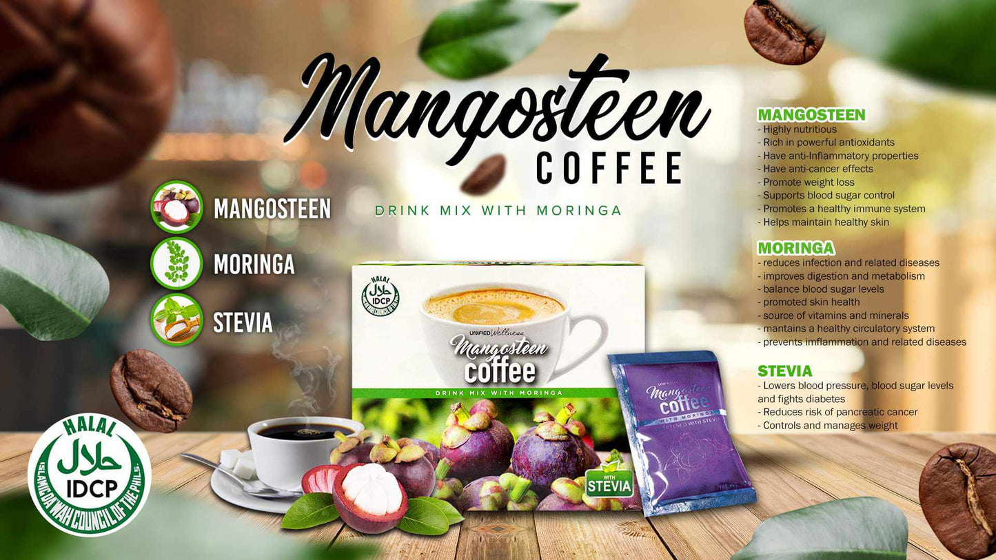 Mangosteen Coffee with Moringa