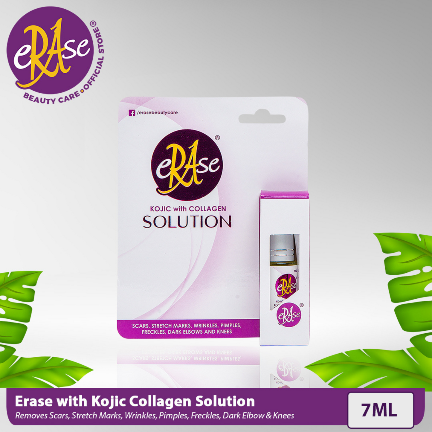 ERASE KOJIC WITH COLLAGEN SOLUTION 7mL/20mL