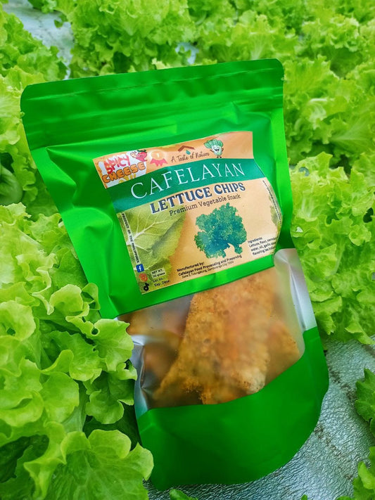 CAFELAYAN Lettuce Chips - Spicy Cheese Flavor