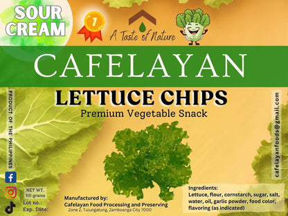 CAFELAYAN Lettuce Chips - Spicy Barbeque Flavor